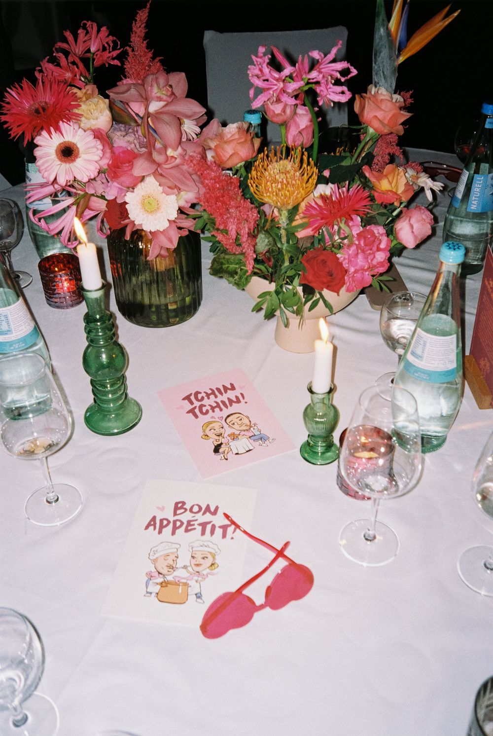 Analog wedding photograph captured on Kodak Gold 200 film, showing an honest and unposed moment.