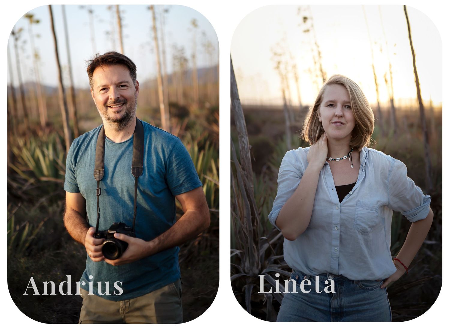 Andrius and Lineta: Professional wedding photographers in Fuerteventura and Lanzarote - Meet your photography team photoFuerte