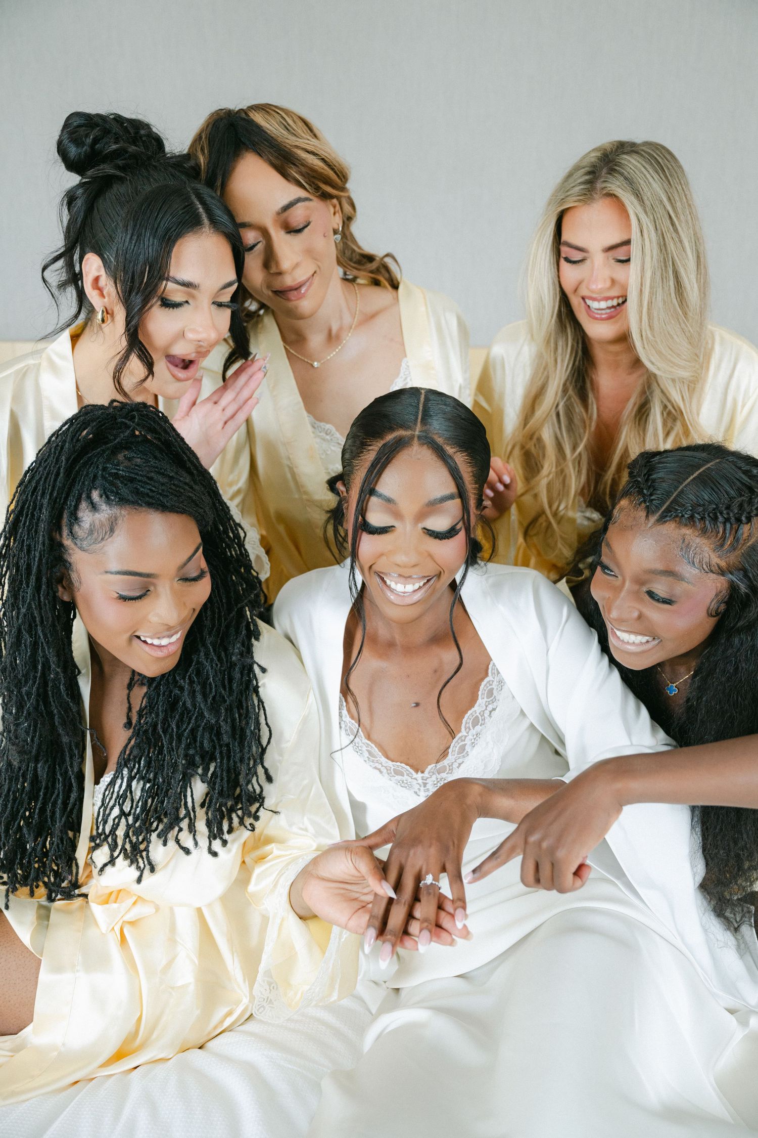 The Armour House Wedding in Lake Forest, IL - Bride and Bridesmaids Portraits