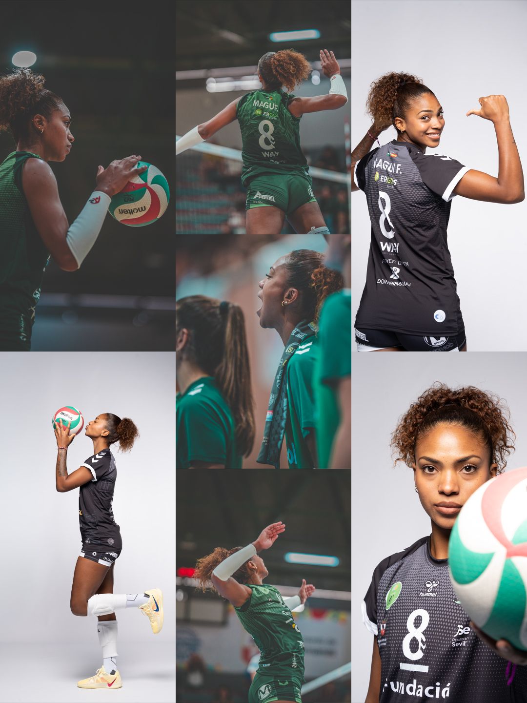 Magui Frías jugadora de voleibol, de Perú.