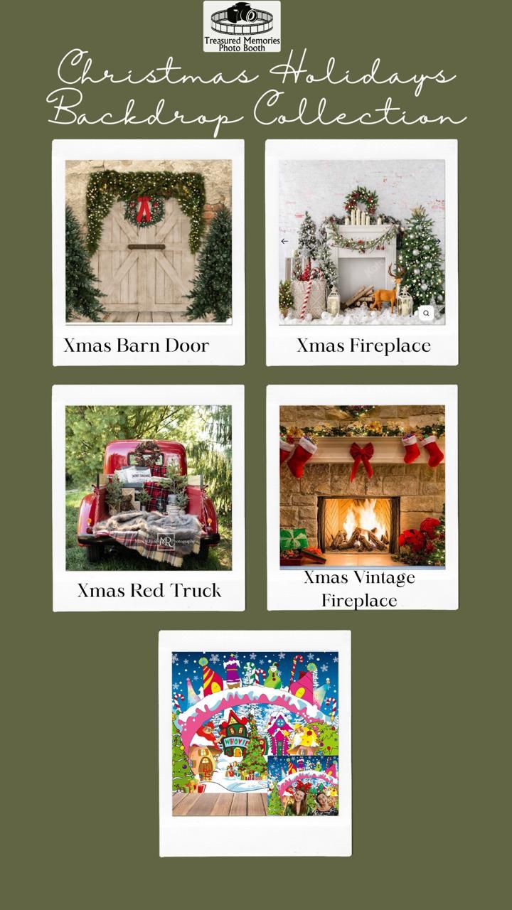 Get into the Christmas spirit with the beautiful Christmas Backdrops.
