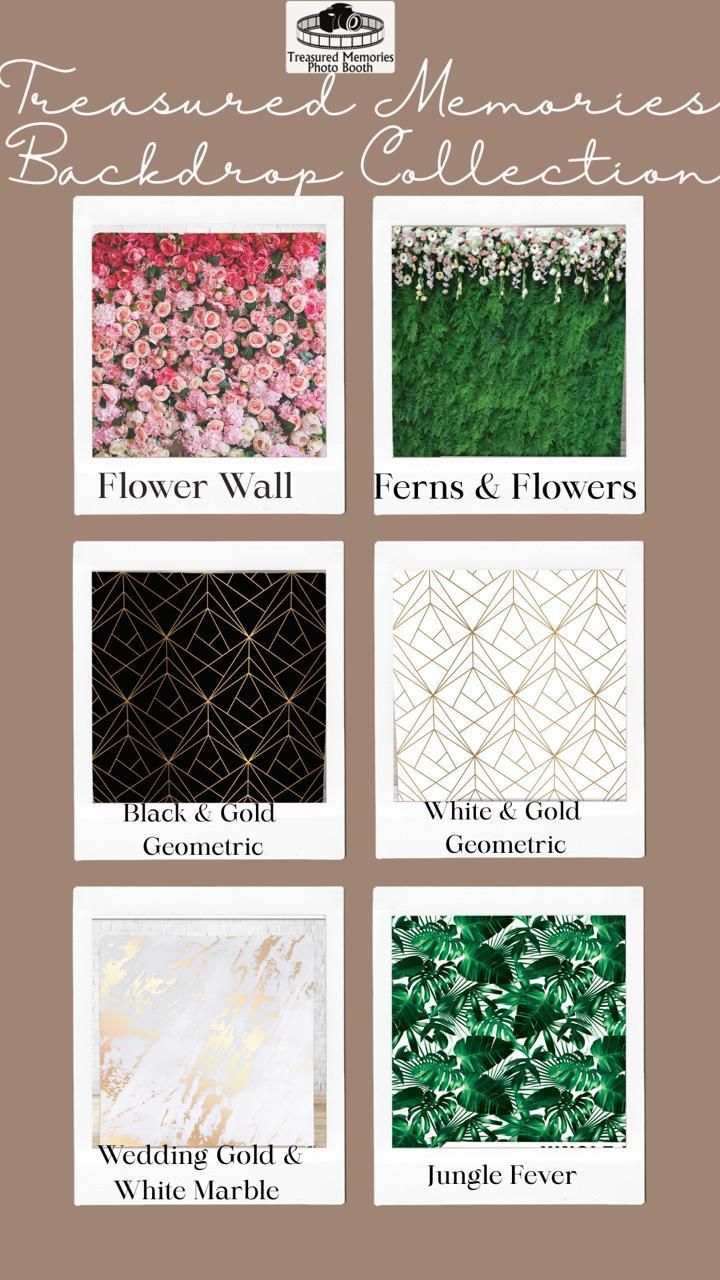 We have a wide variety of backdrops to choose from.