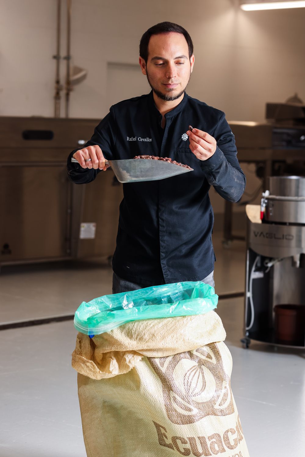 Reportage photo sur les gestes du chocolatier