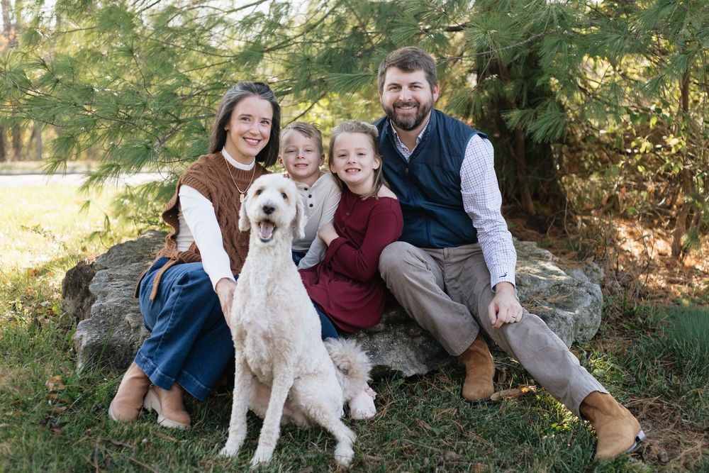 Outdoor family photo