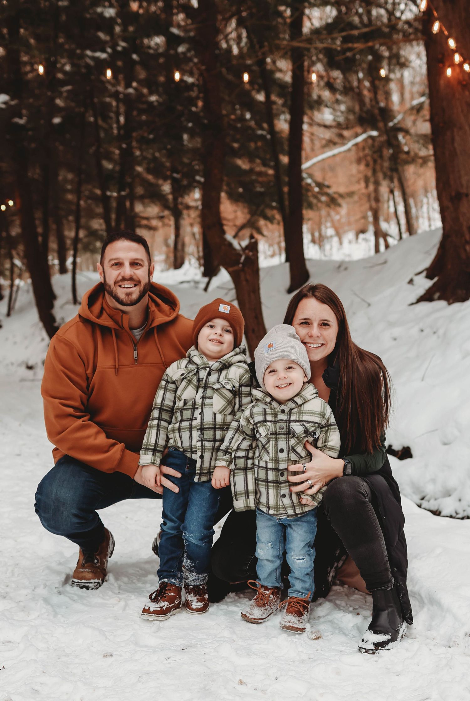 family photos outside