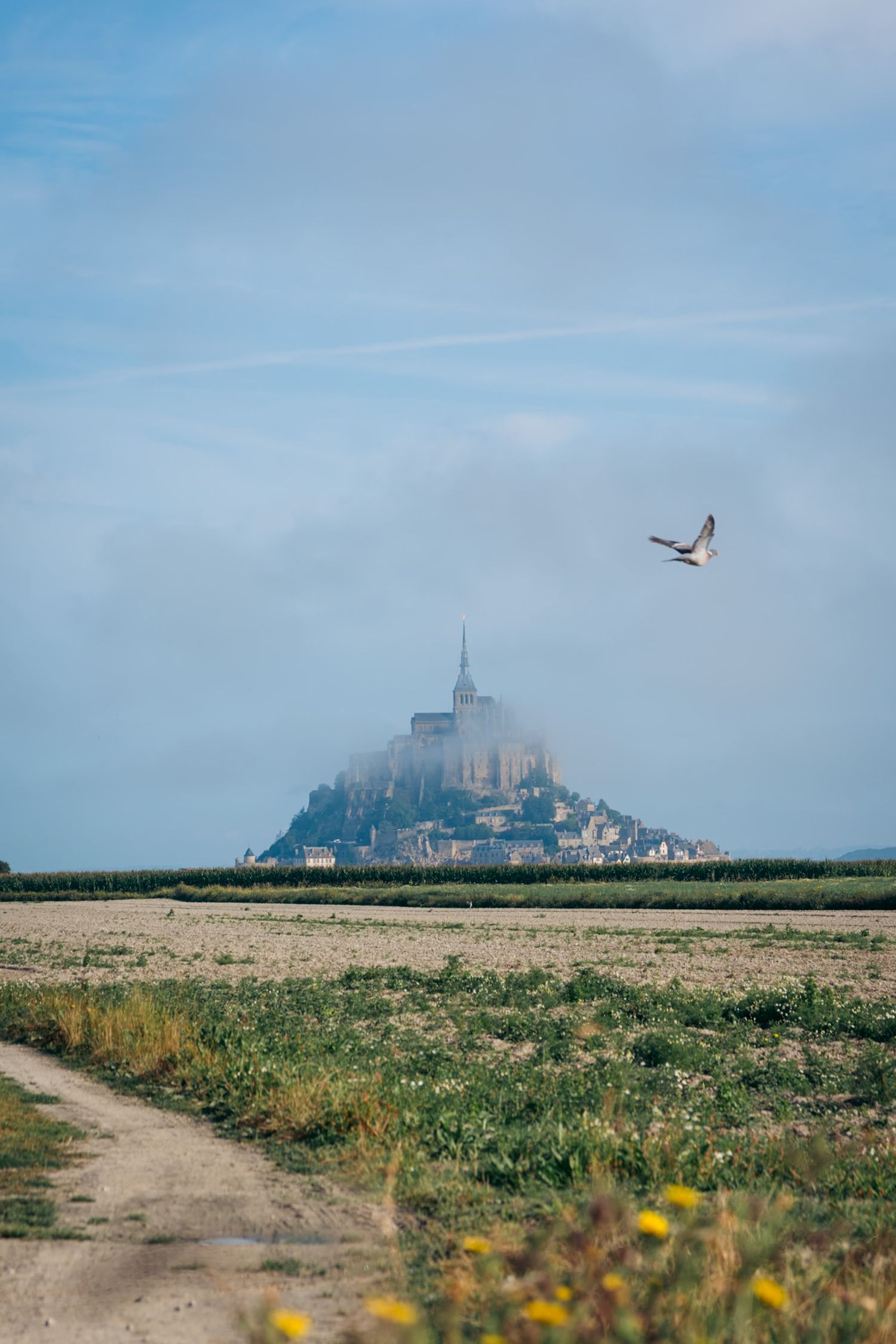 Mont-Saint-Michel dans le département de la Manche en Normandie