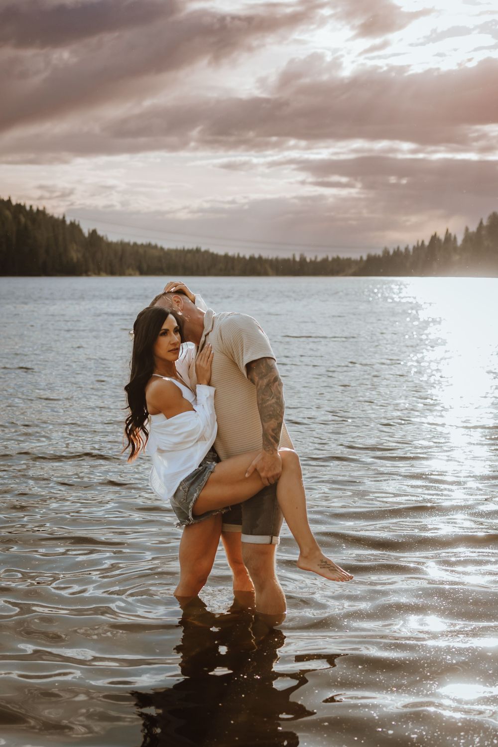 Alberta.Calgary.Edmonton Wedding Photographer JRoyale Photography Couple session water session