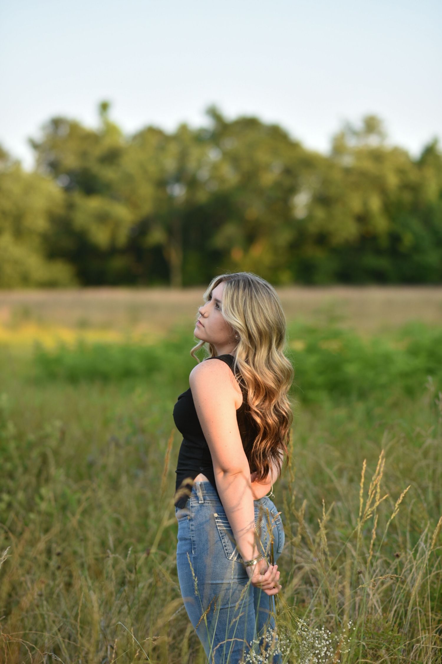 Senior session, outdoor, rustic vibes, boho