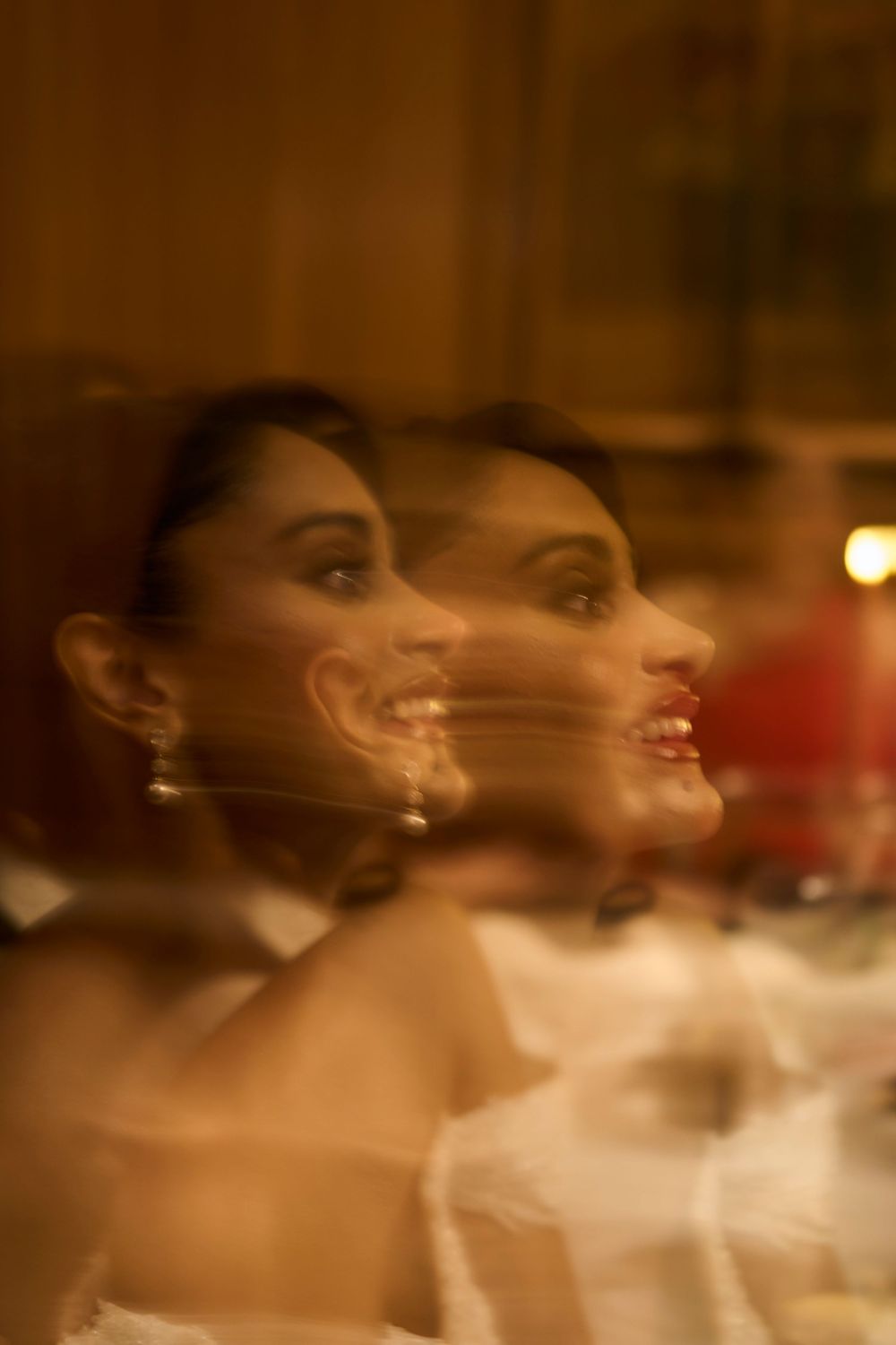 Nostalgic motion blur editorial portrait at The Milestone Hotel