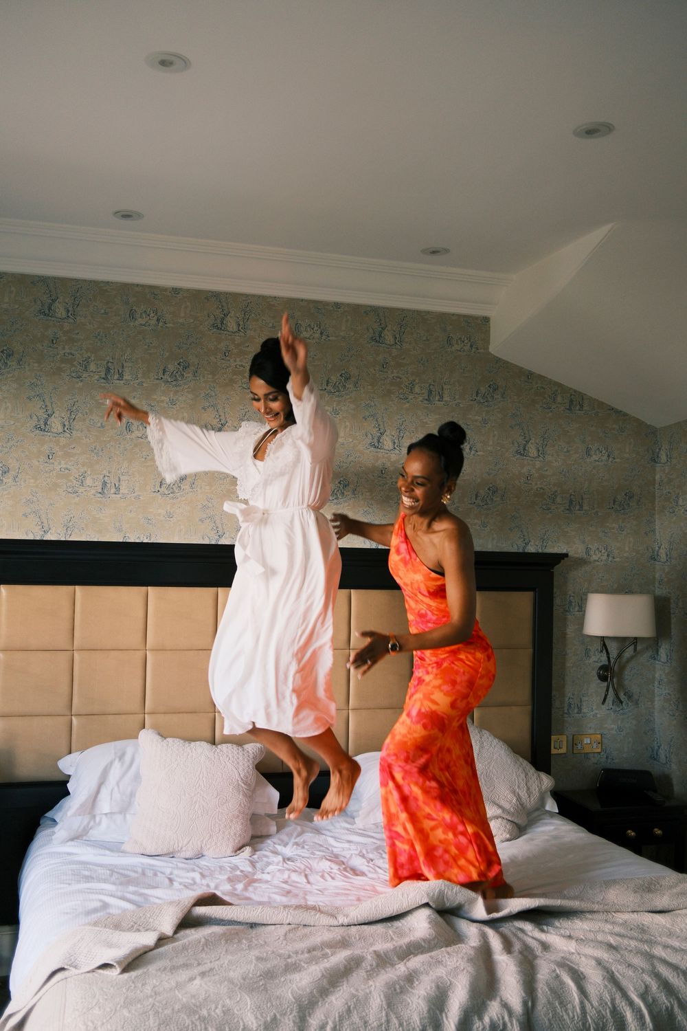 Fun and authentic bridal party celebration at The Petersham Hotel