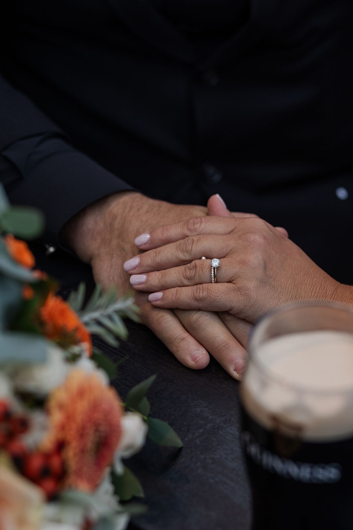 Relaxed wedding celebration in traditional Doolin pub.