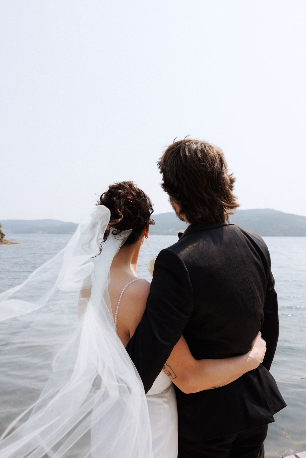 Candid bridal party photos in Trinity, Newfoundland captured by Newfoundland documentary style photographer Kaitlyn Yvette