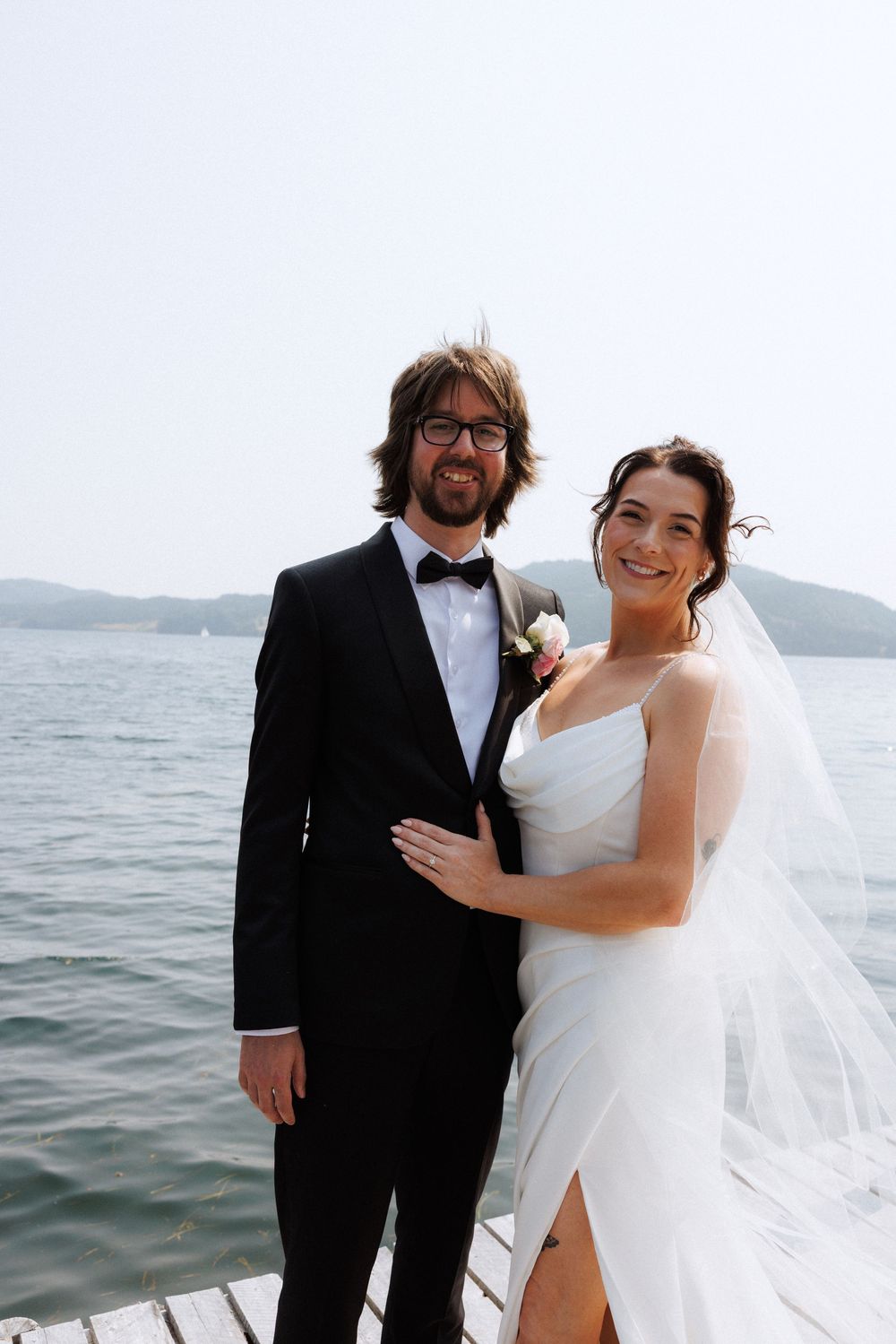 Candid bridal party photos in Trinity, Newfoundland captured by Newfoundland documentary style photographer Kaitlyn Yvette