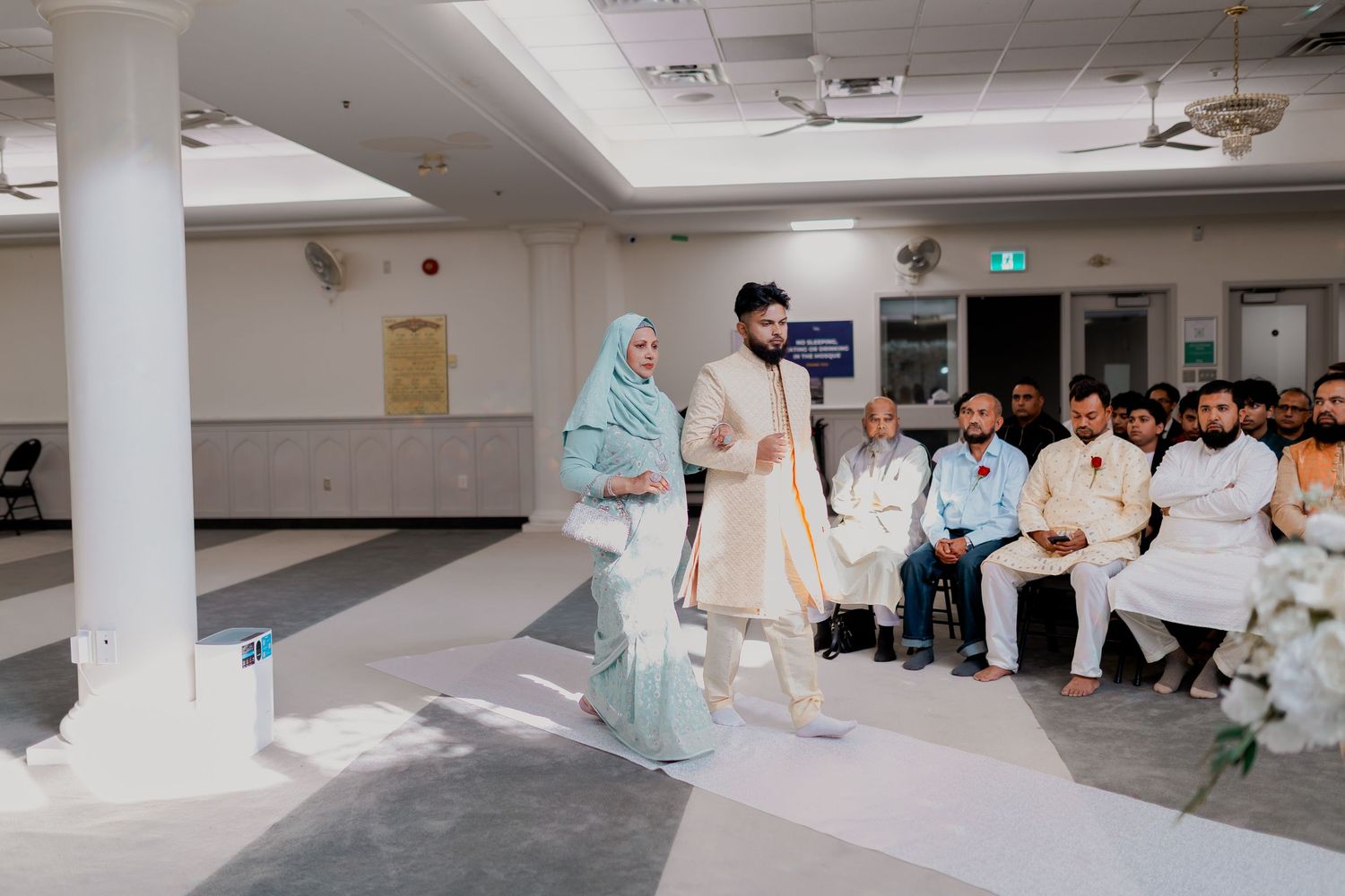 Nikkah ceremony at ISNA Canada Mosque Mississauga