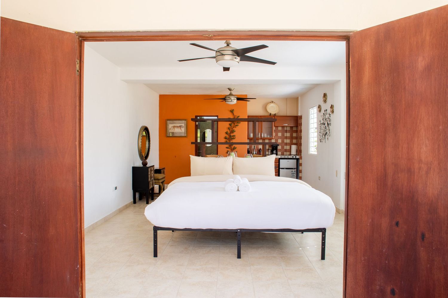 Real estate photo. Short-term rental in Aguas Buenas, Puerto Rico. Bedroom