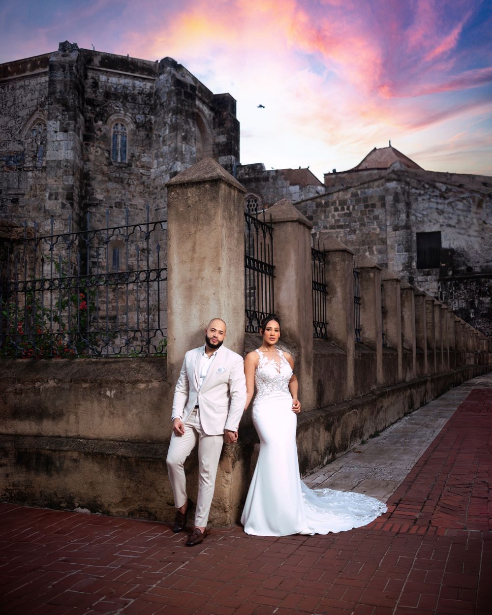Sesion de fotos boda republica dominicana zona colonial atardecer