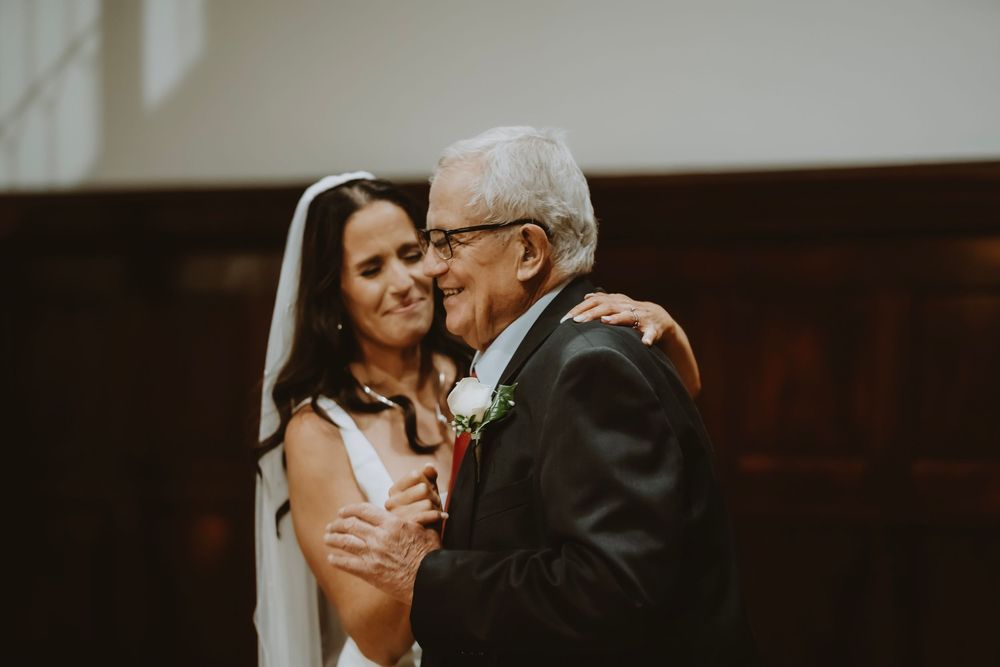 A series of romantic wedding photos showing intimate moments between a bride and groom in varying poses and settings.