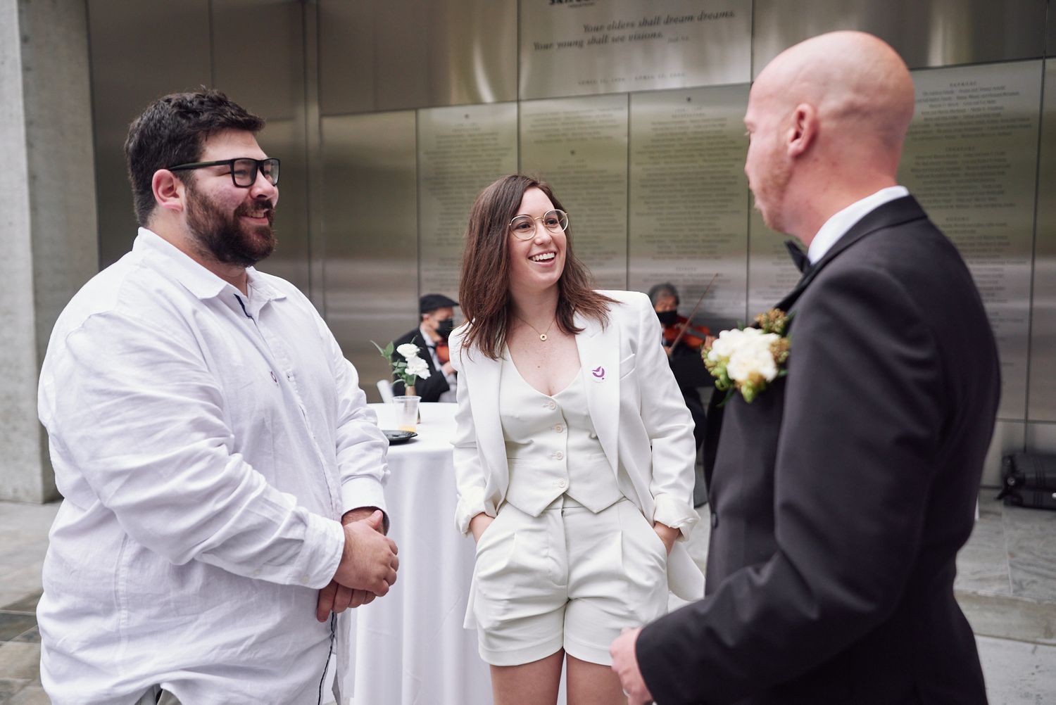 Skirball Cultural Center same sex wedding photo