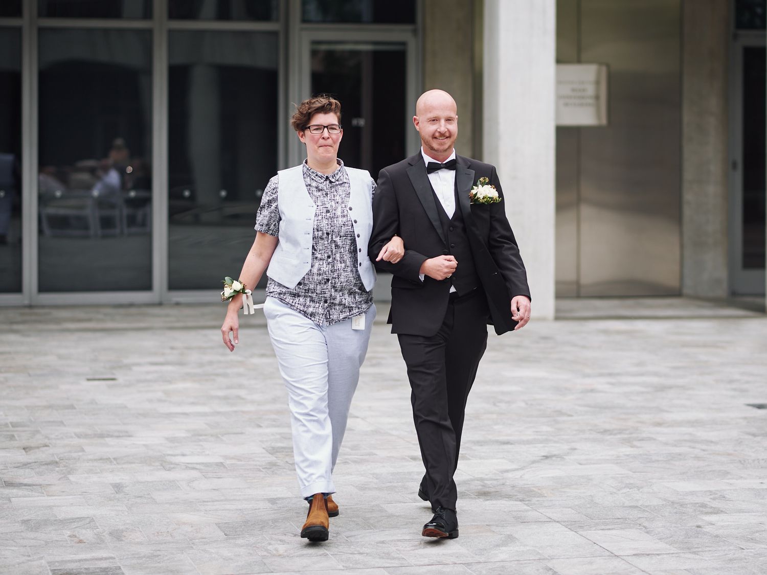 Skirball Cultural Center same sex wedding photo