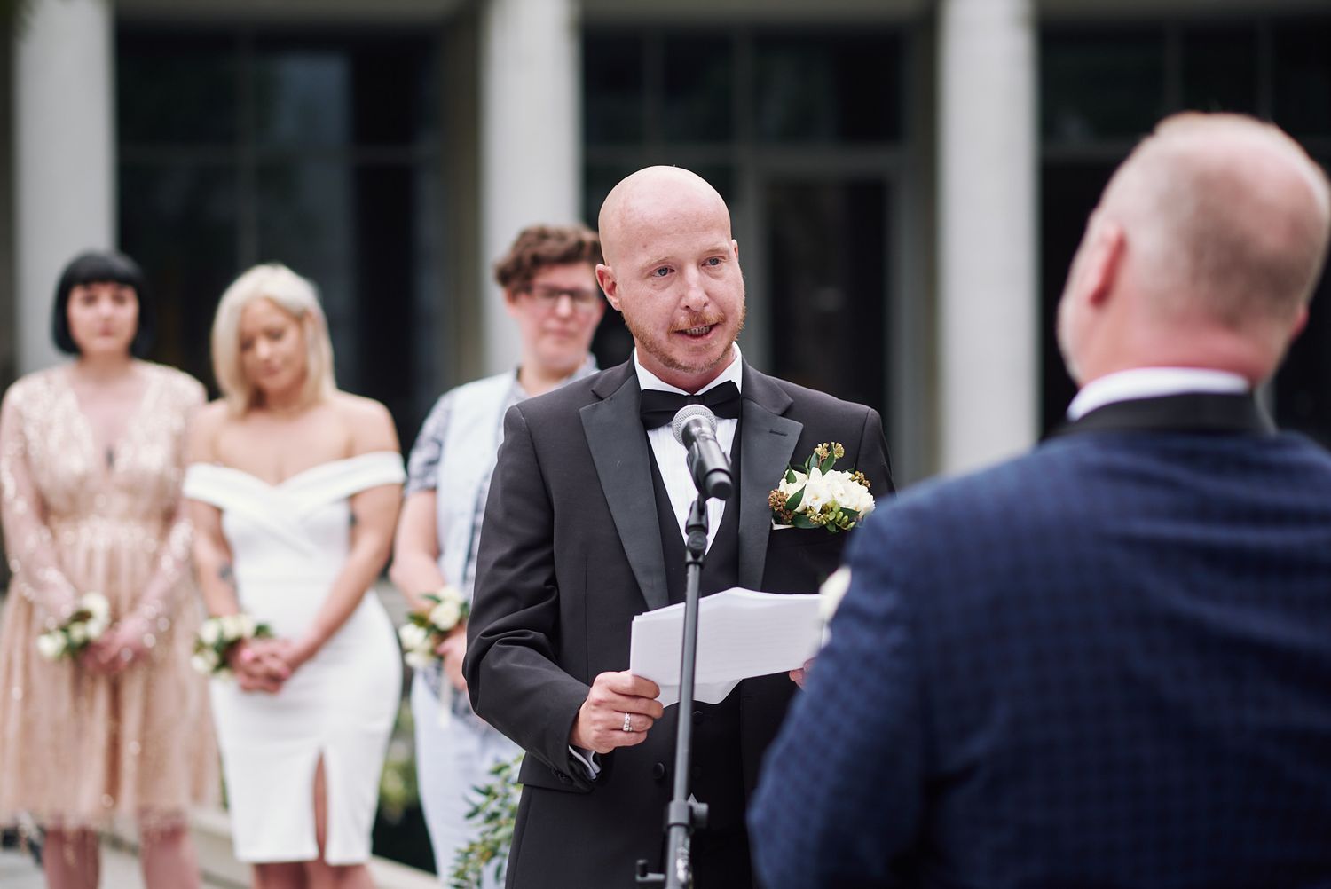 Skirball Cultural Center same sex wedding photo