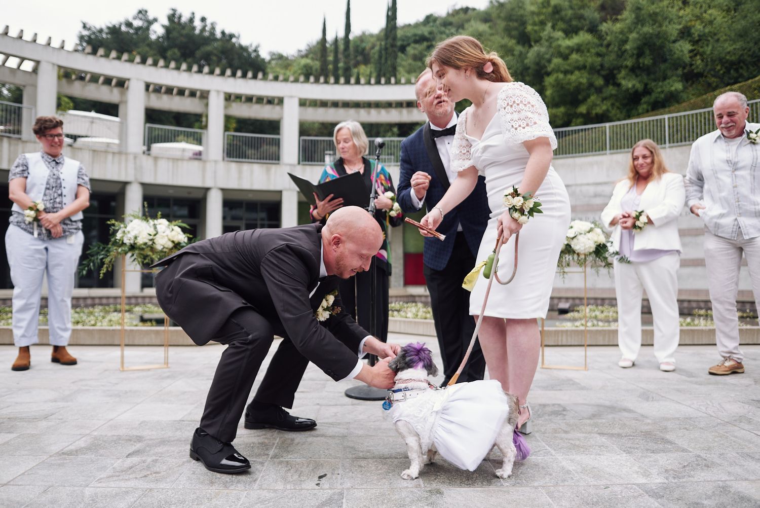 Skirball Cultural Center same sex wedding photo
