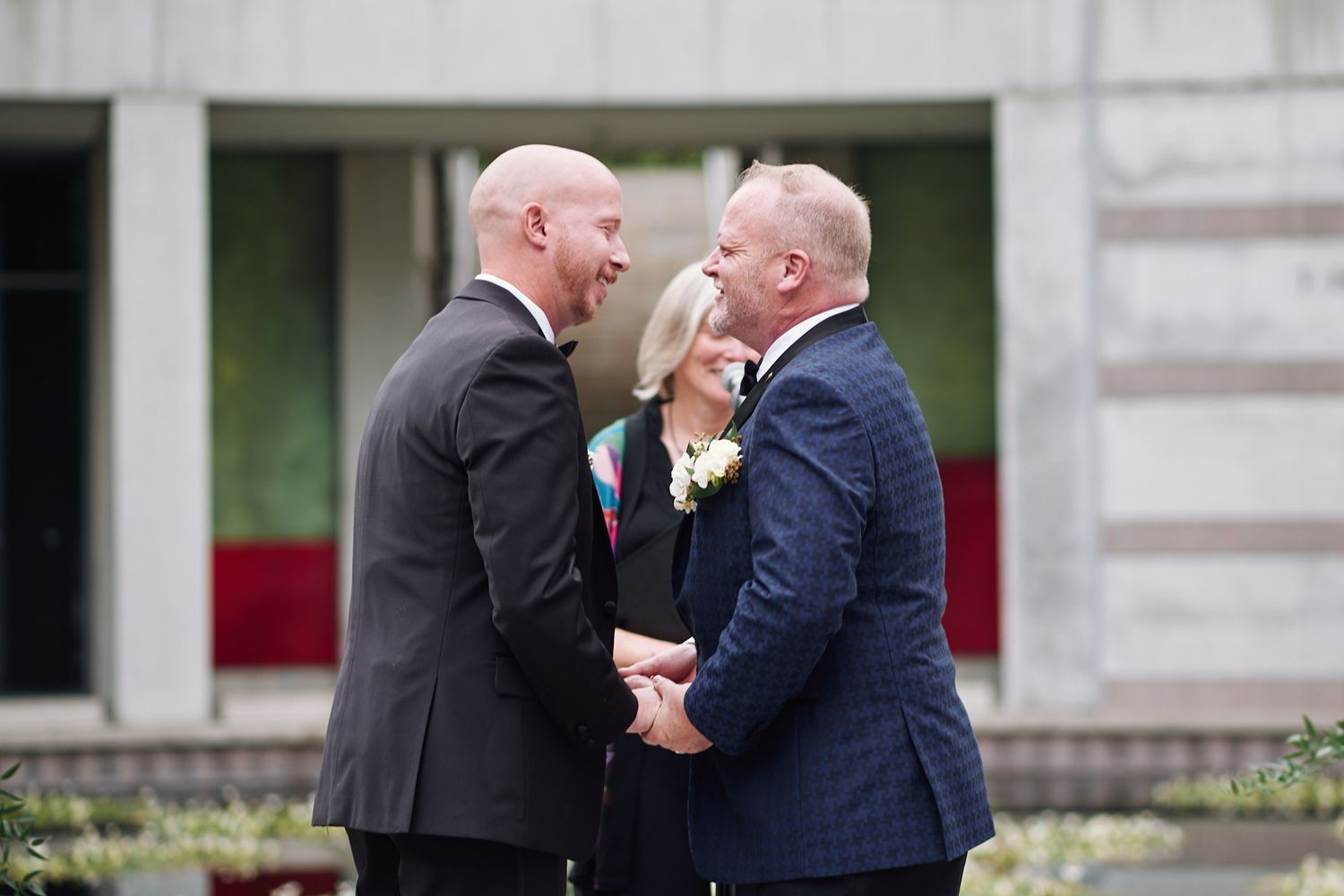 Skirball Cultural Center same sex wedding photo