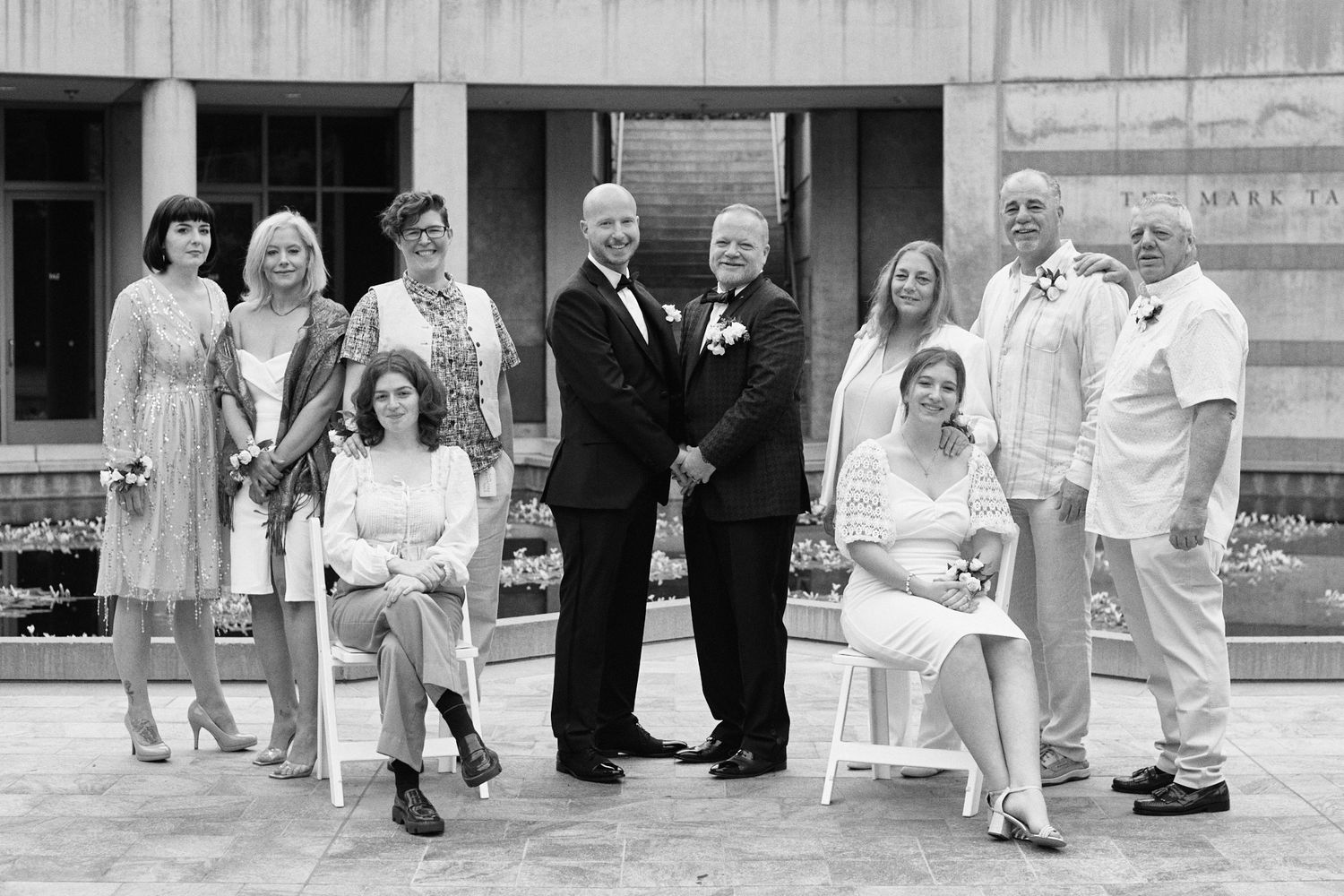Skirball Cultural Center same sex wedding photo