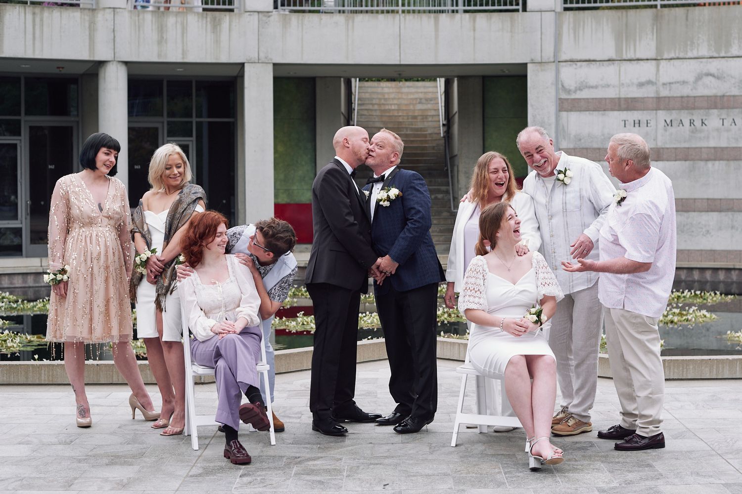Skirball Cultural Center same sex wedding photo
