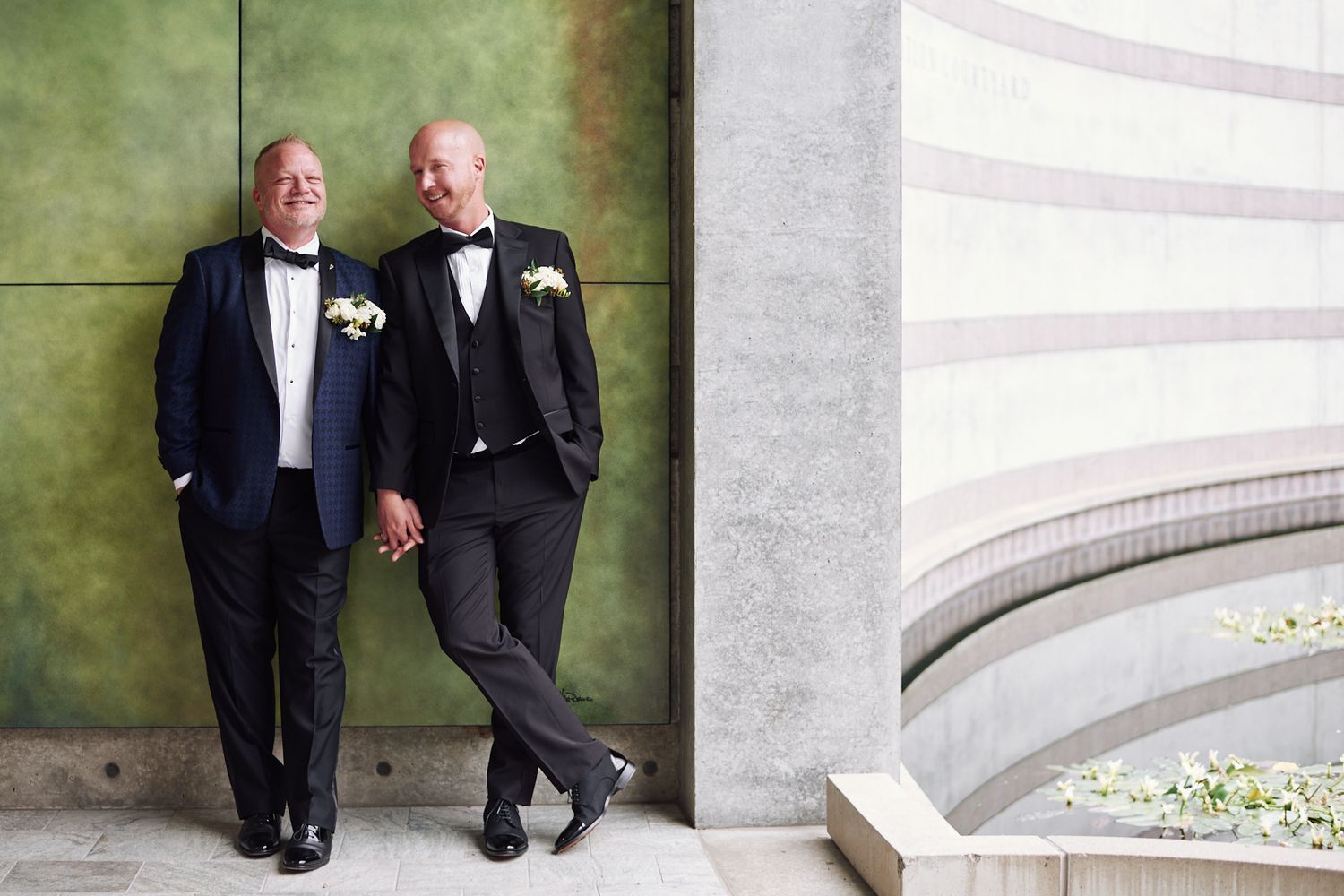 Skirball Cultural Center same sex wedding photo