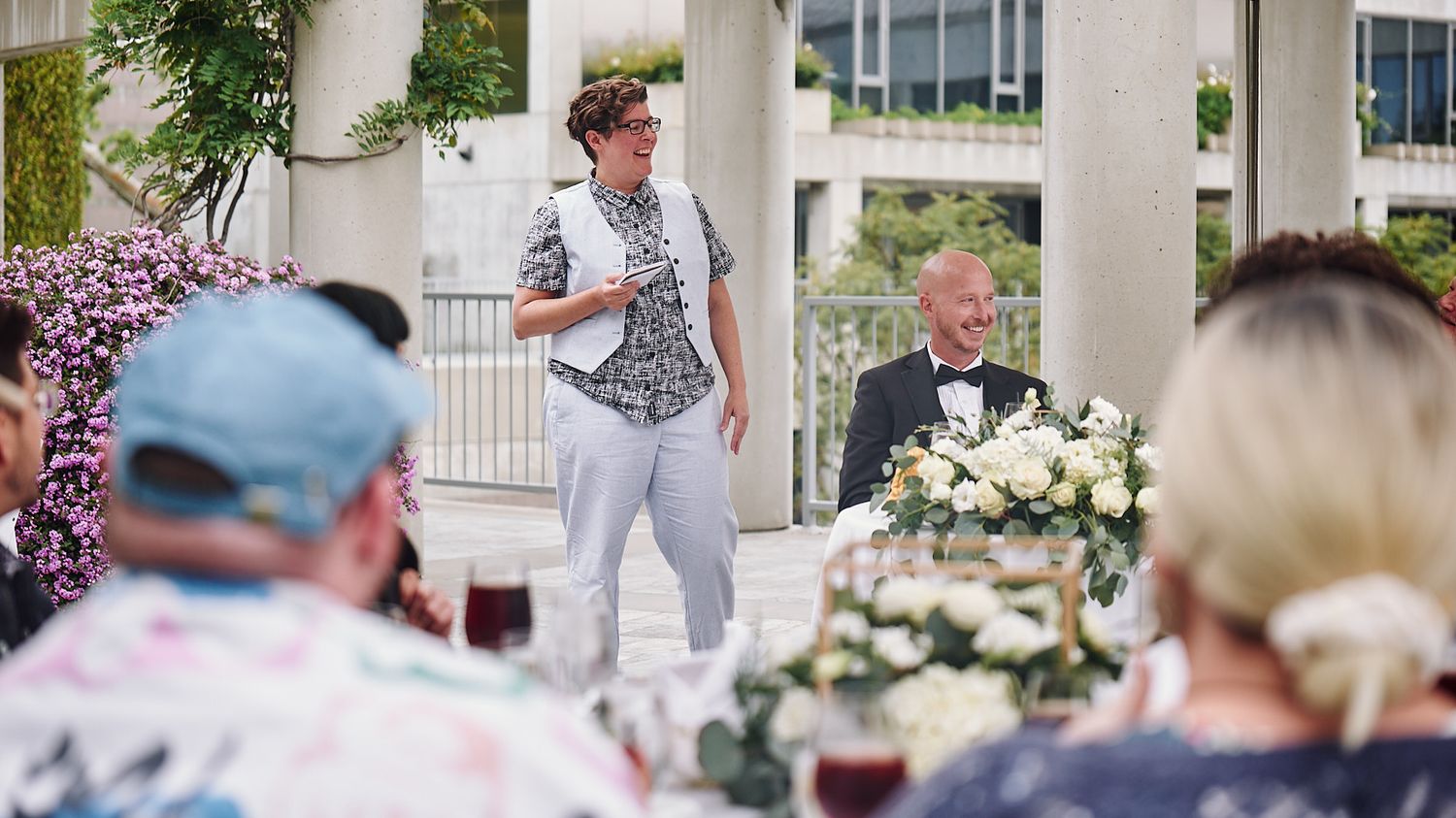 Skirball Cultural Center same sex wedding photo