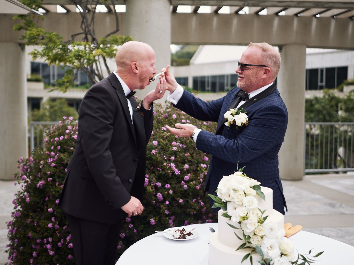 Skirball Cultural Center same sex wedding photo