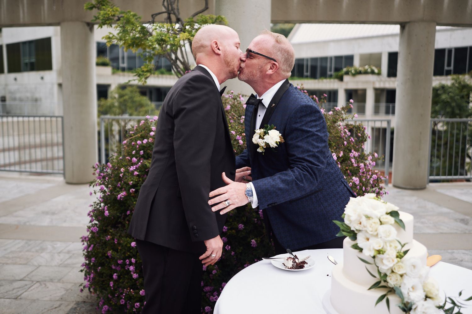 Skirball Cultural Center same sex wedding photo