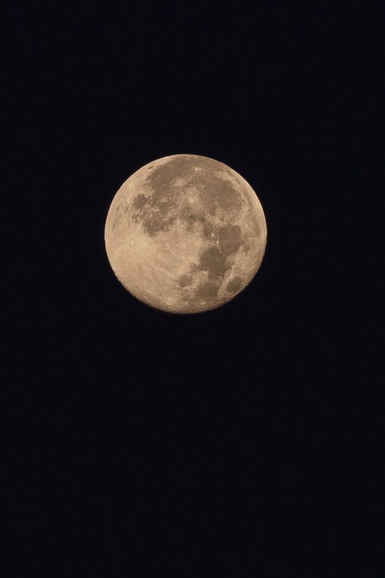 a large full super moon