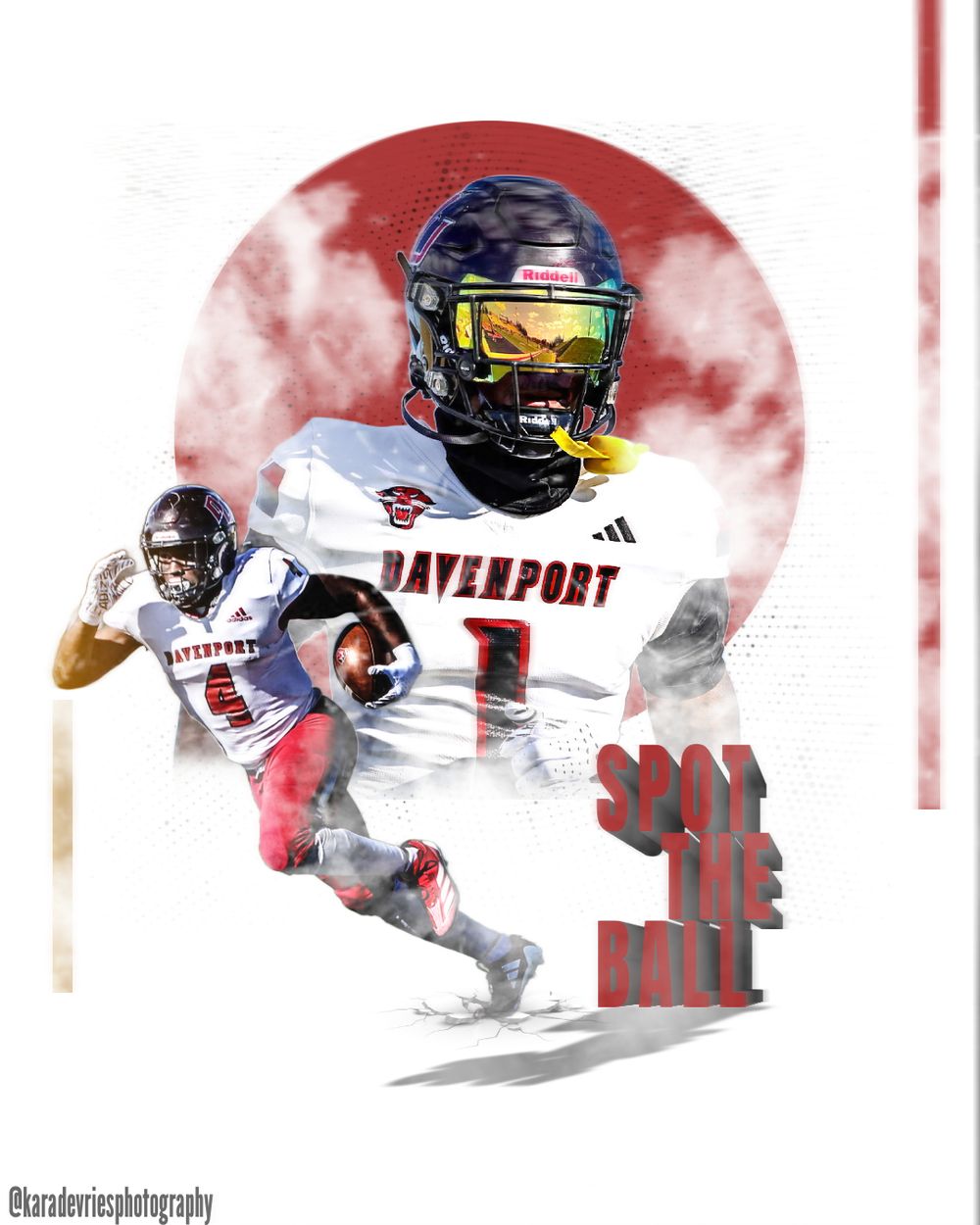 Davenport Football Graphic