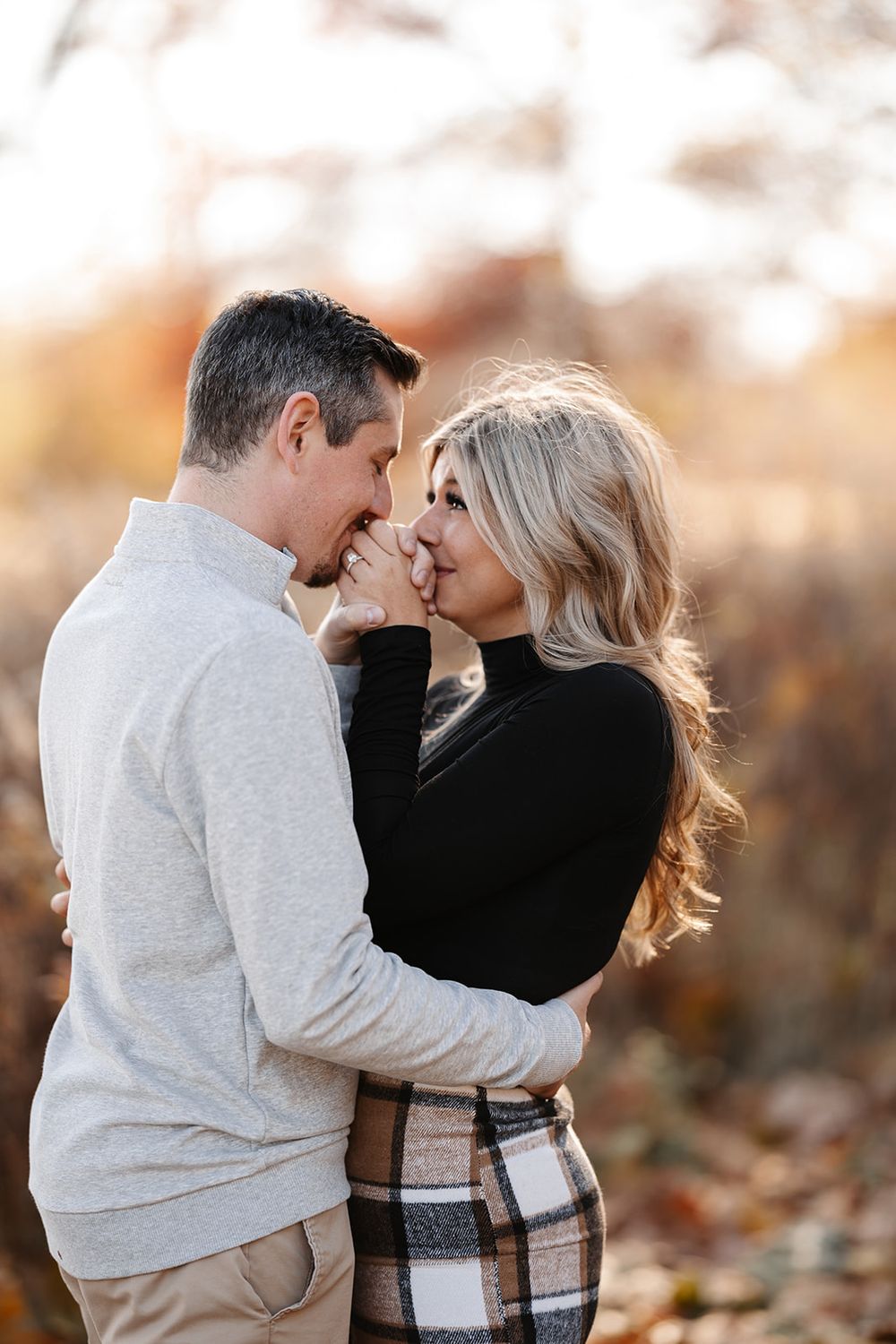 Elegant engagement photo session in Chicago suburbs Illinois by Olena Swoboda Photography LLC