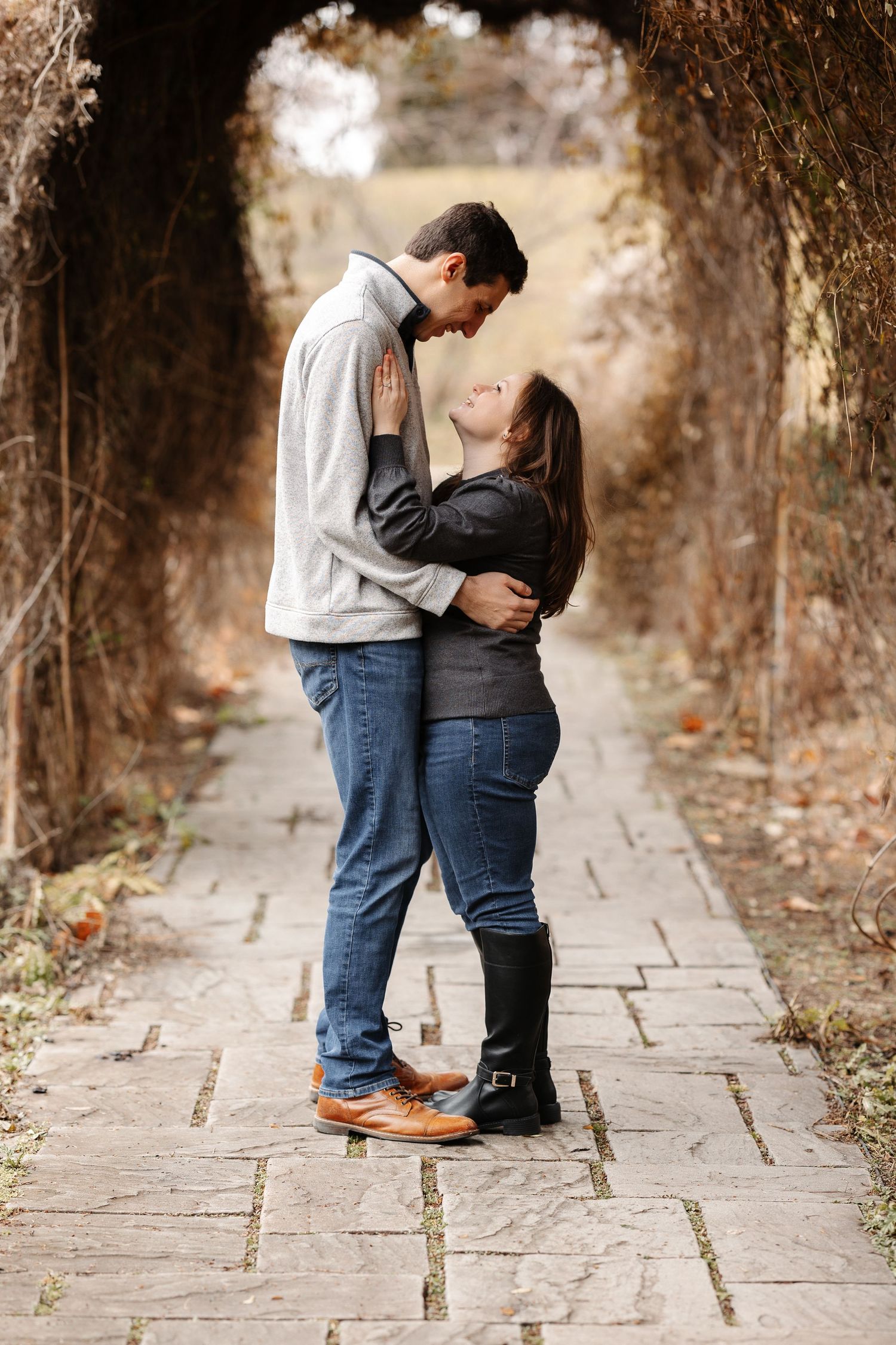 Elegant engagement photo session in Chicago suburbs Illinois by Olena Swoboda Photography LLC