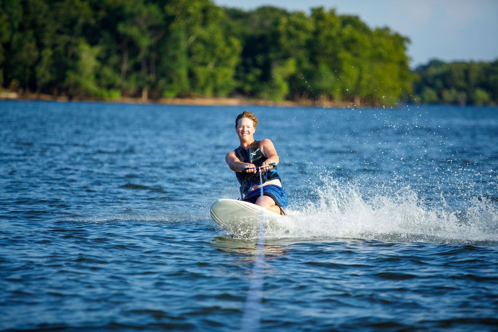 senior boy portrait lake
