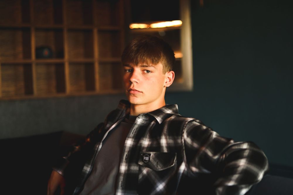 senior boy portrait