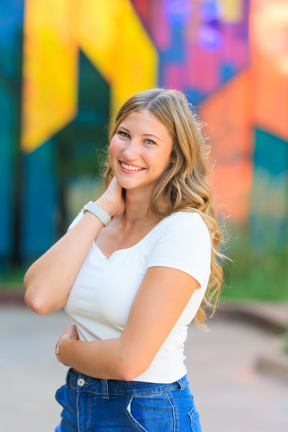senior girl portrait