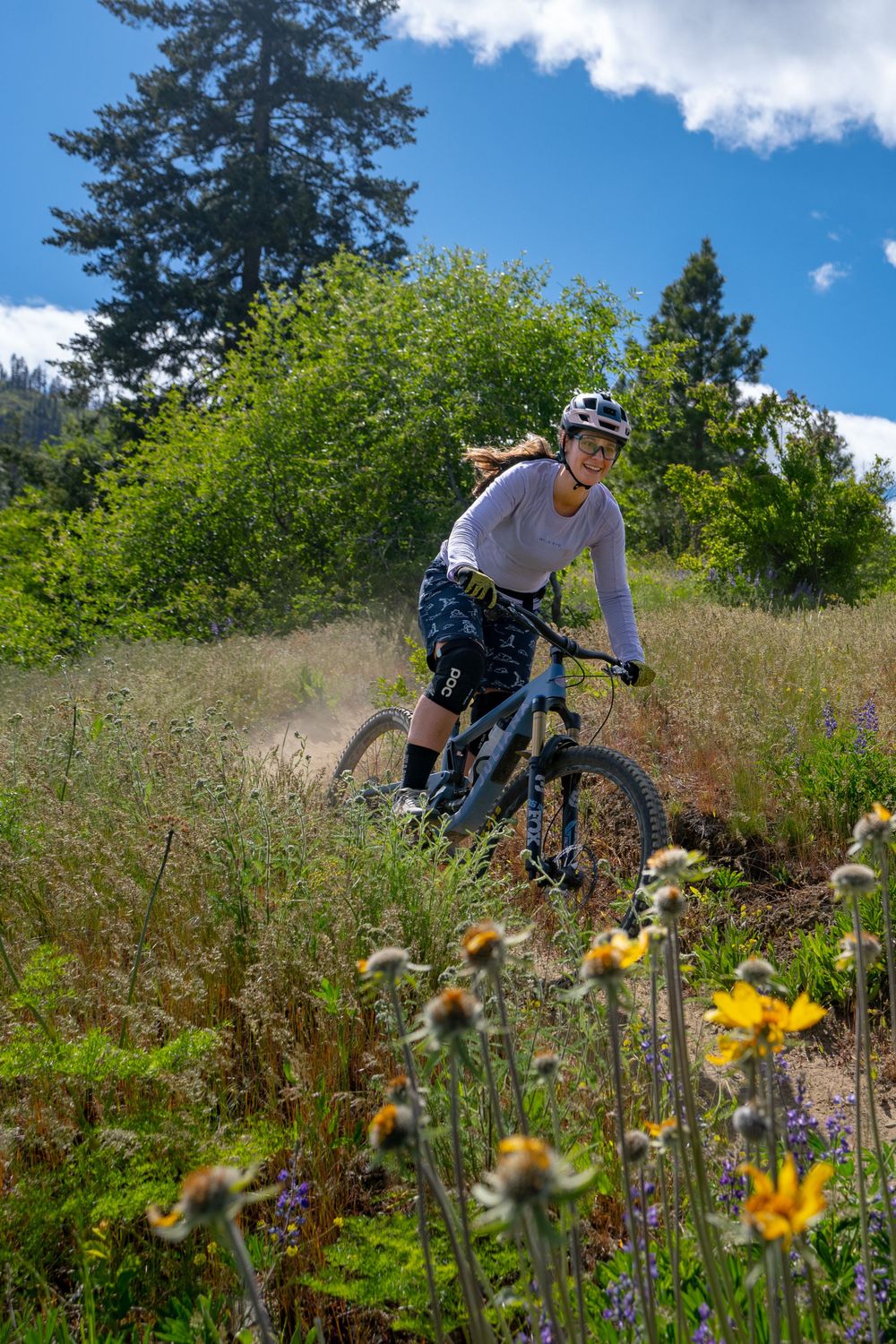 Mountain biker gal