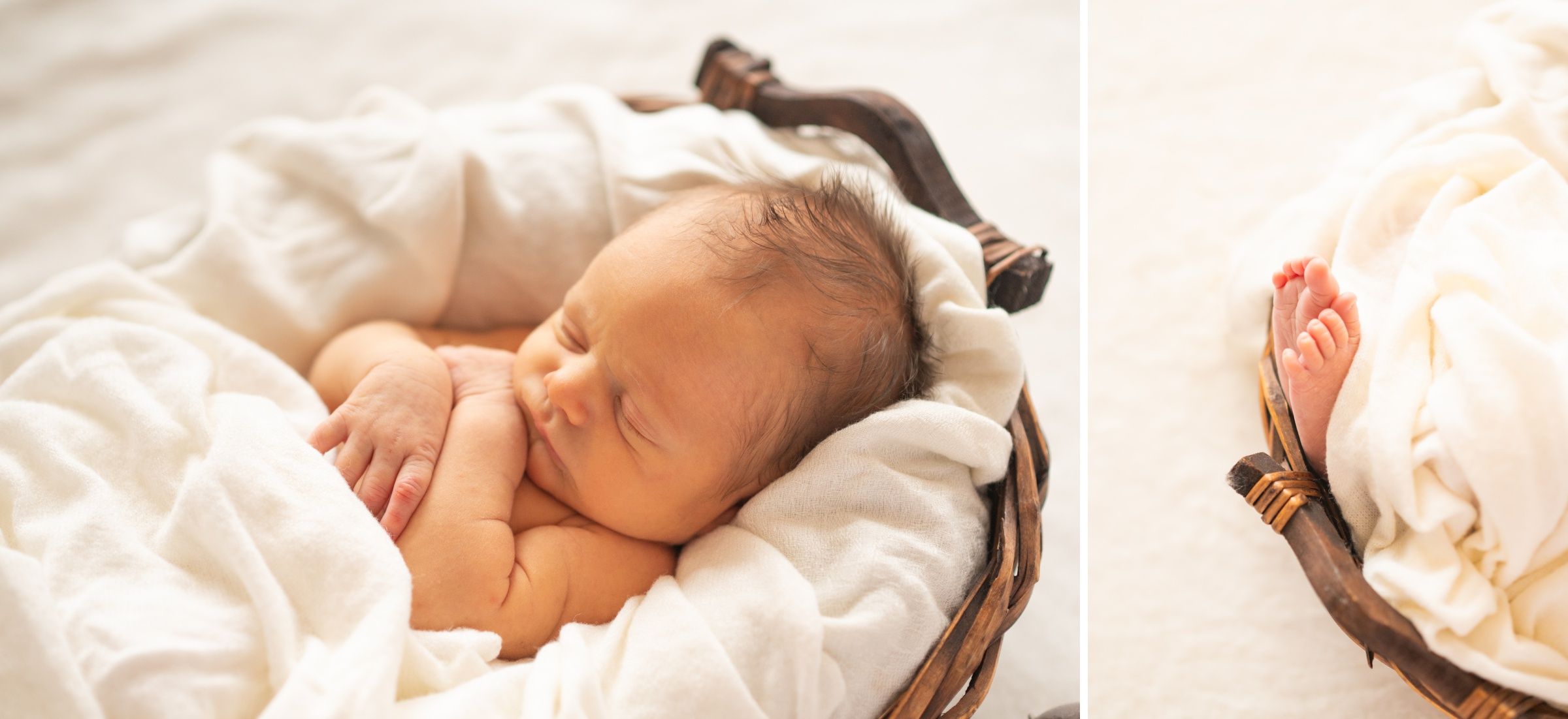 Individual newborn boy portraits in natural light studio by Bartlesville photographer Kristi Bray Photography
