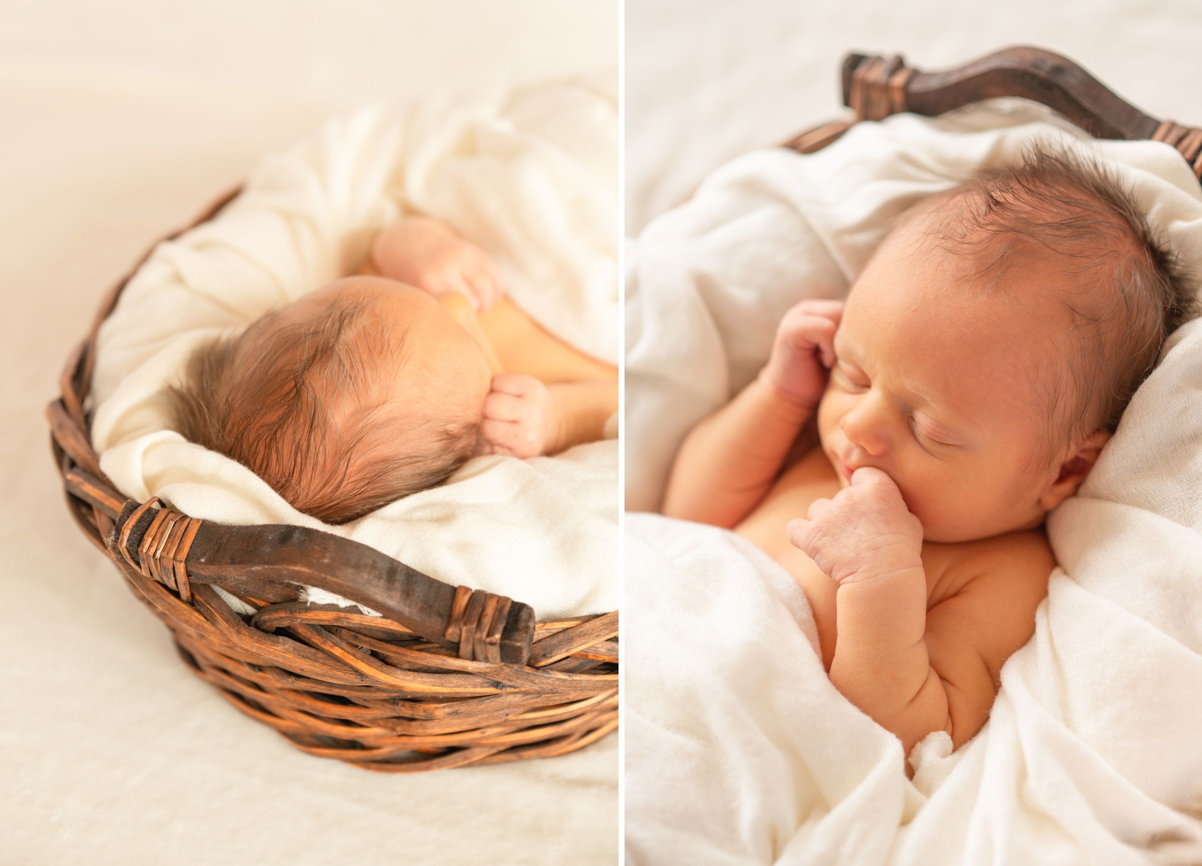 Individual newborn boy portraits in natural light studio by Bartlesville photographer Kristi Bray Photography