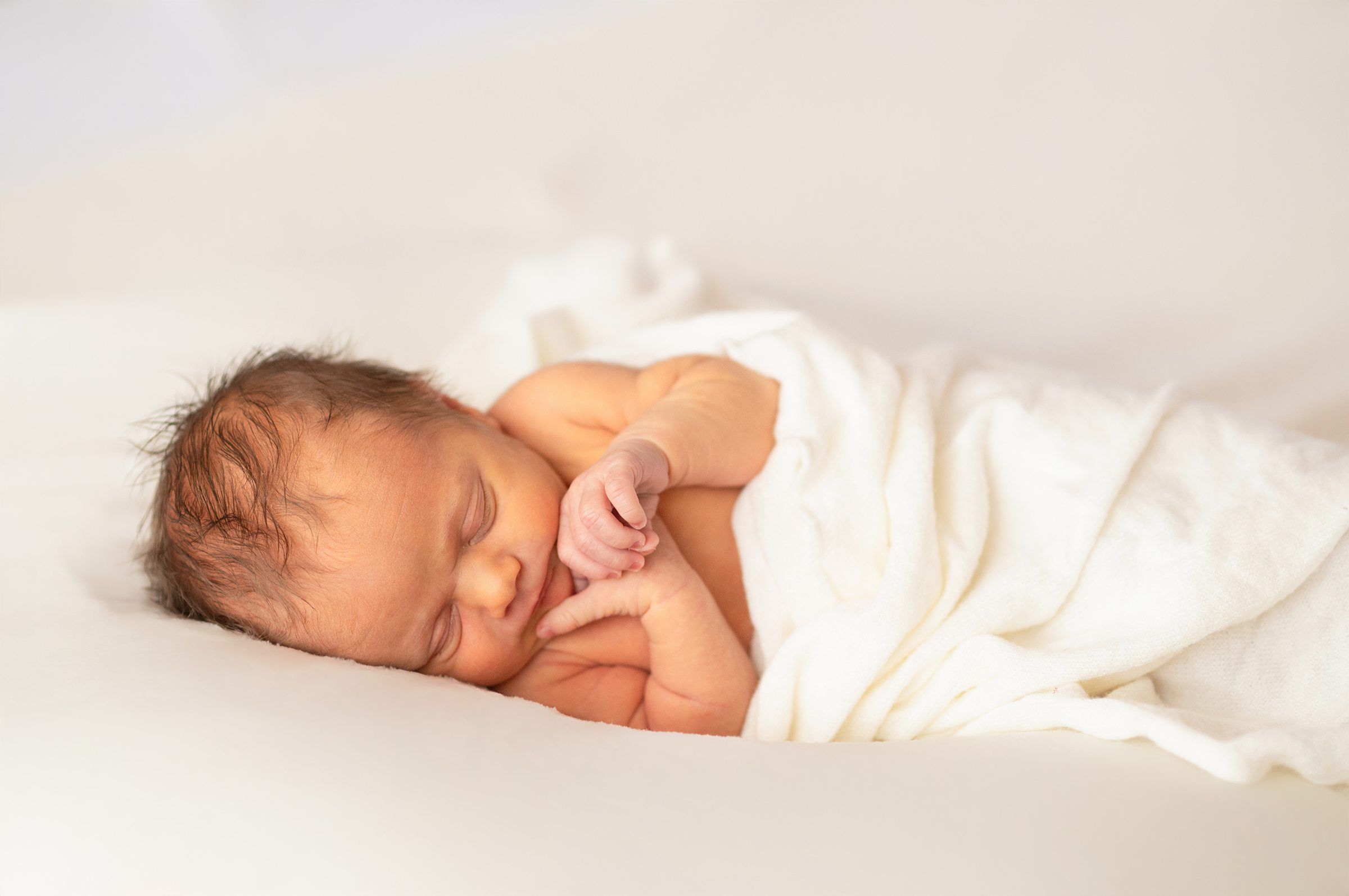 Individual newborn boy portraits in natural light studio by Bartlesville photographer Kristi Bray Photography