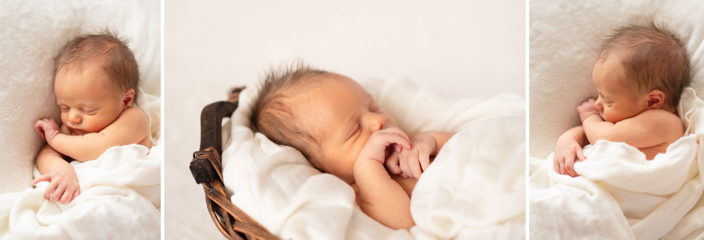 Individual newborn boy portraits in natural light studio by Bartlesville photographer Kristi Bray Photography