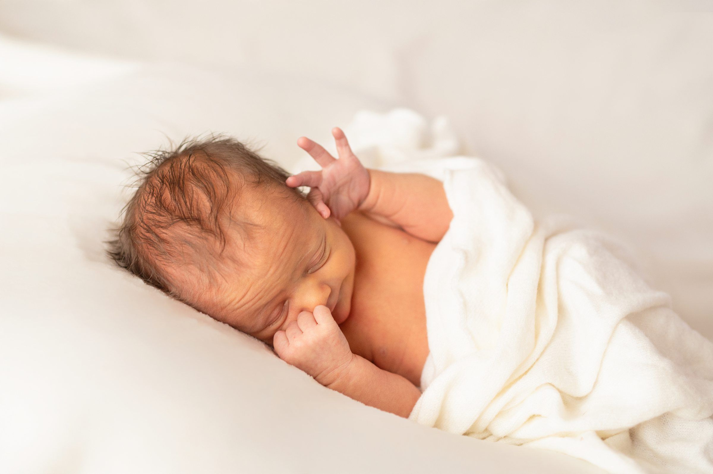 Individual newborn boy portraits in natural light studio by Bartlesville photographer Kristi Bray Photography