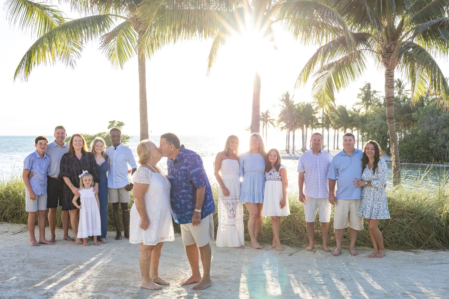 Florida Keys family photography, Large Group Photography