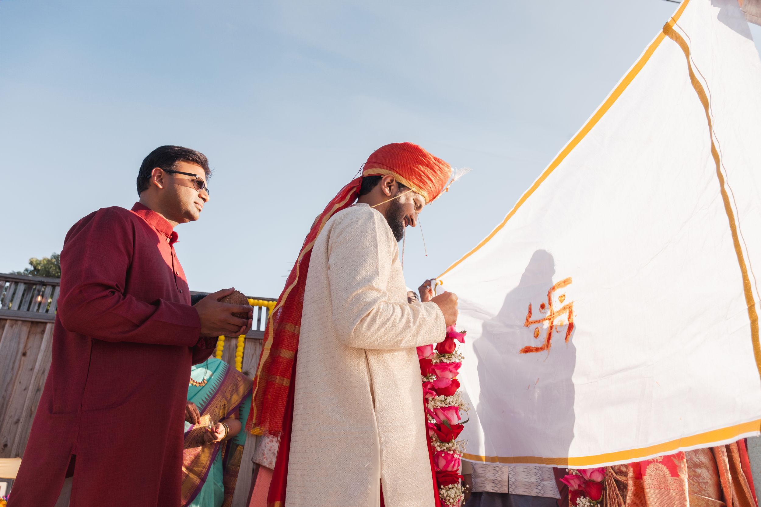 Indian wedding. Marathi wedding Mangalashtaka.