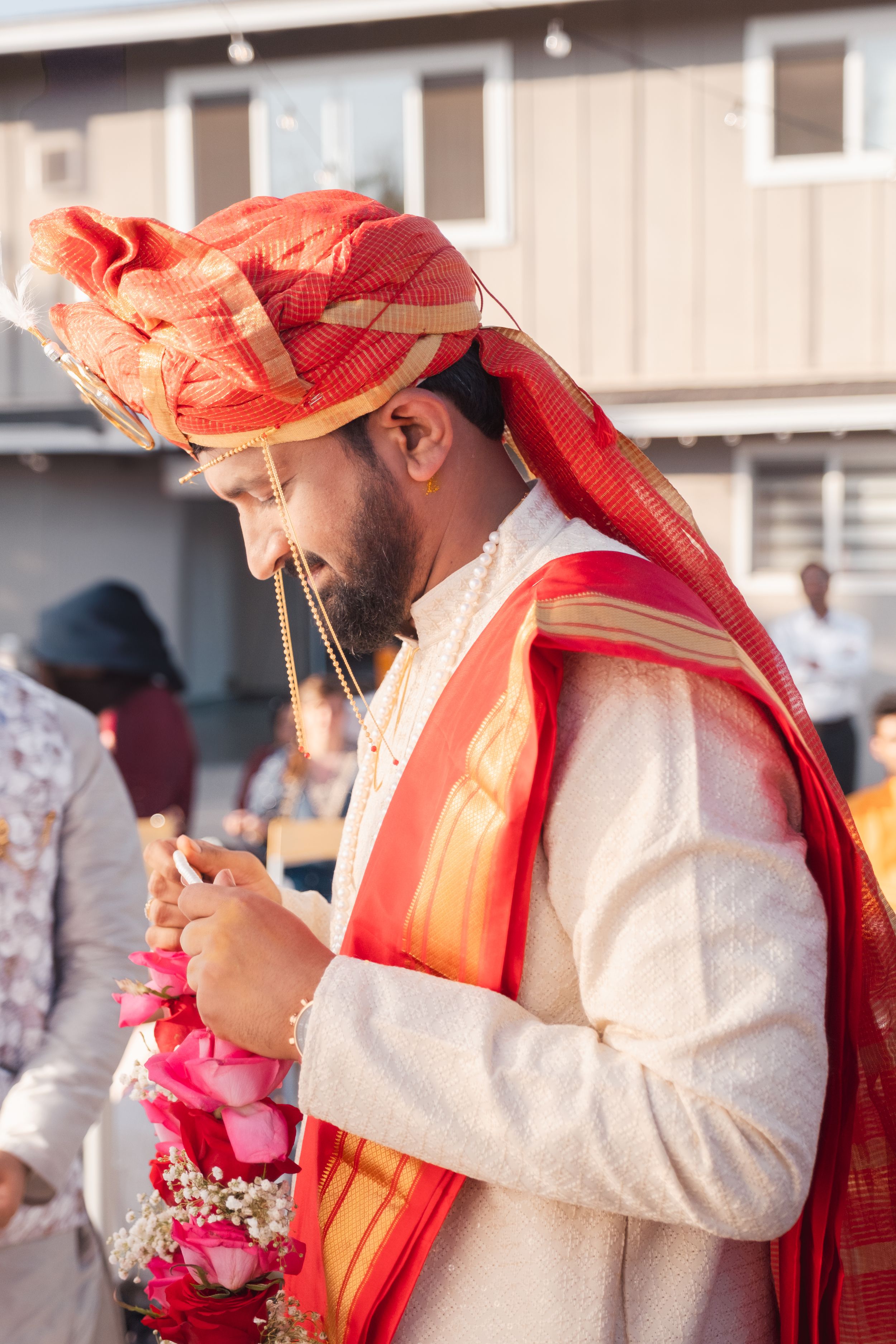 Indian, Marathi wedding. Groom.