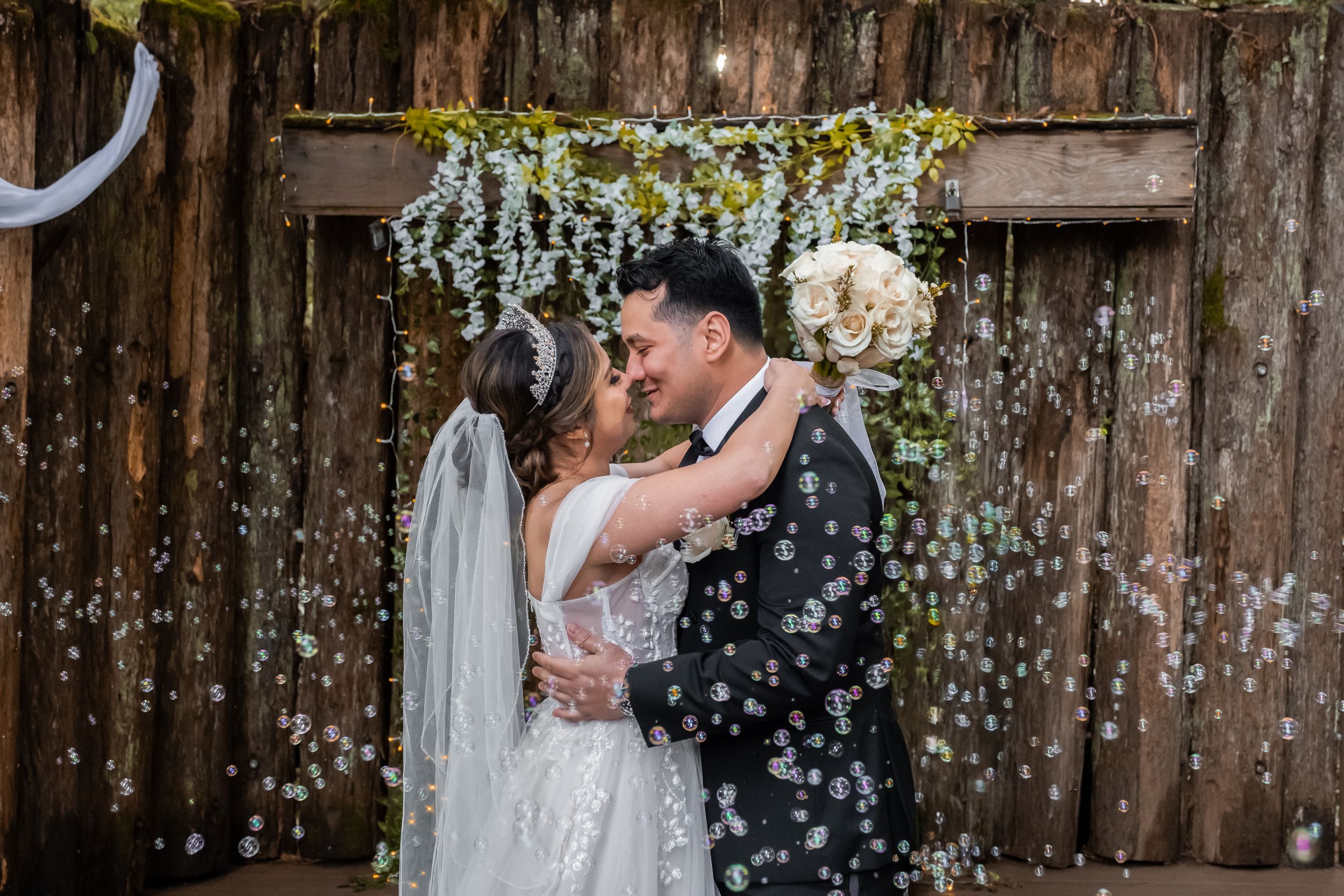 First kiss from a wedding.