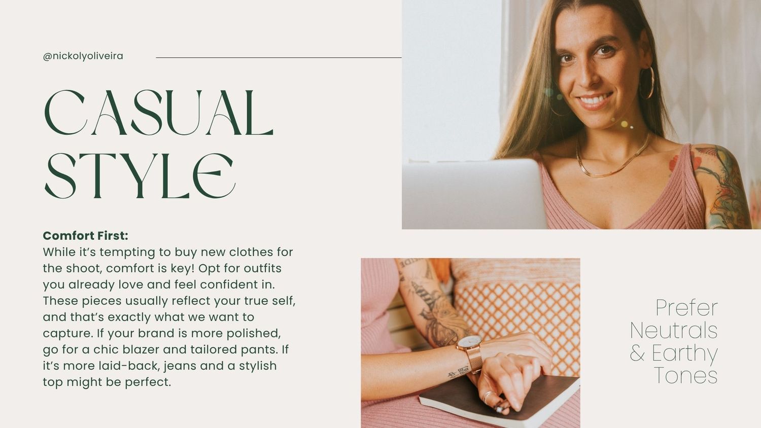 Diverse images show beauty products, drinks, and home decors in an elegant lifestyle collage composition.